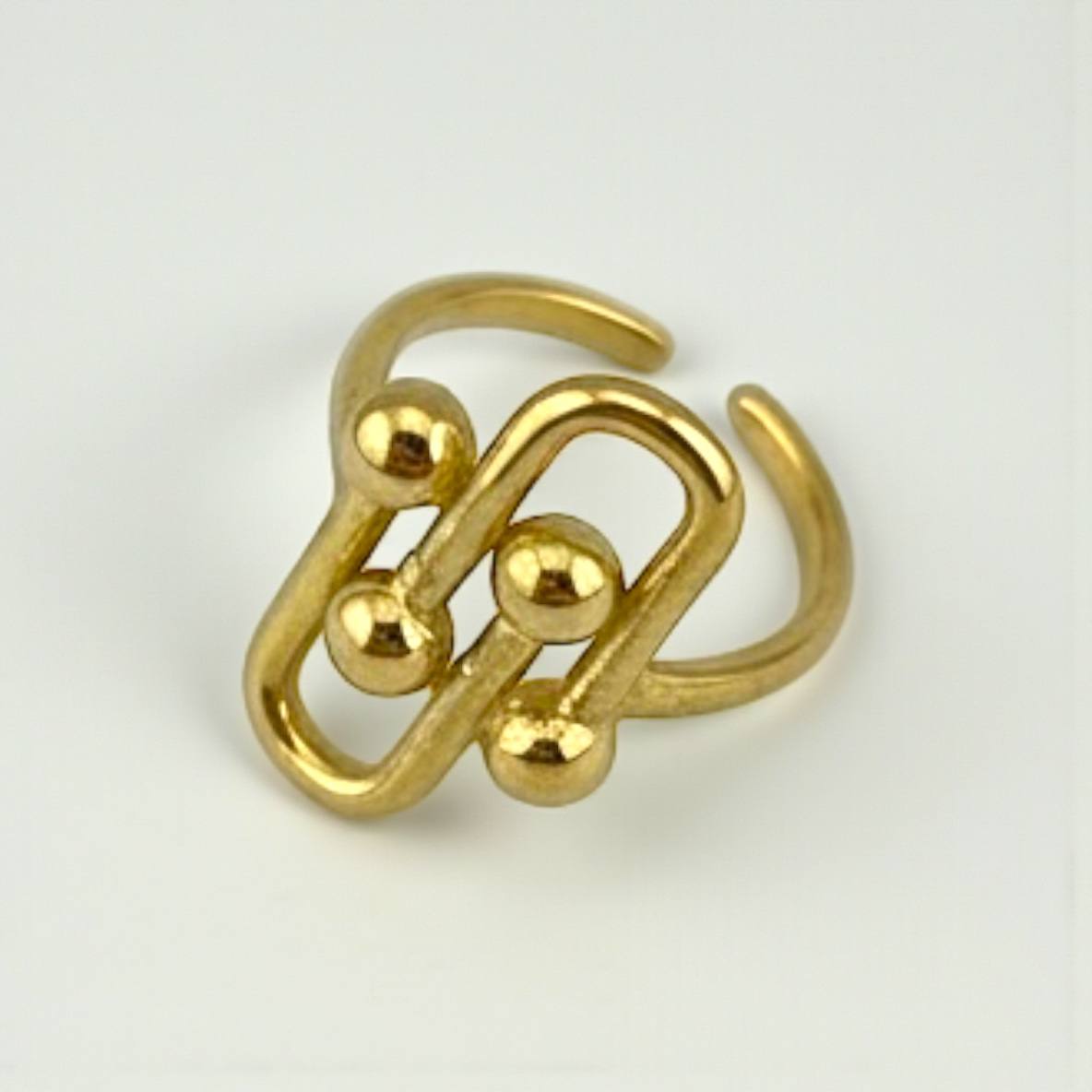 ✨ Tiffany Gold Wrap Ring – Modern Art on Your Finger