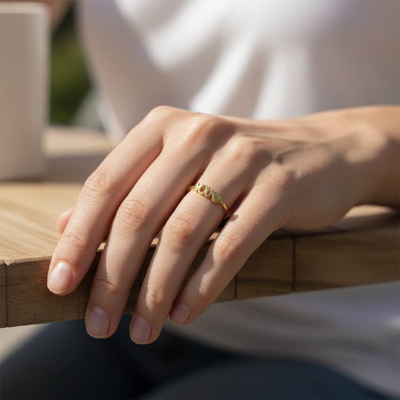 Love You Gold Ring 💛✨