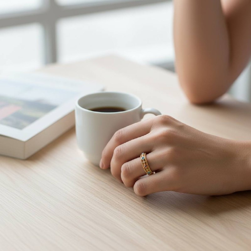 Colorful Evil Eye Band