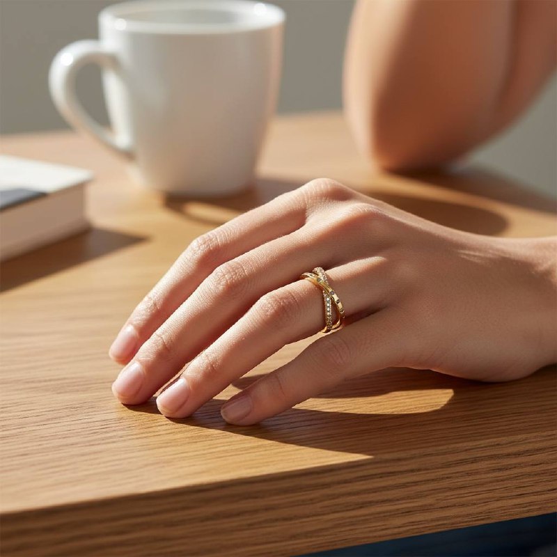 Twisted Elegance Ring