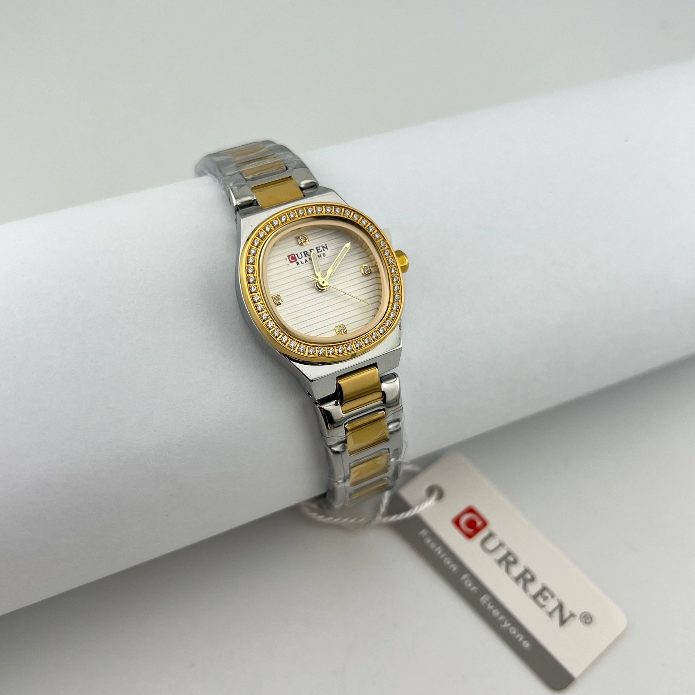 curren stone border dial watch