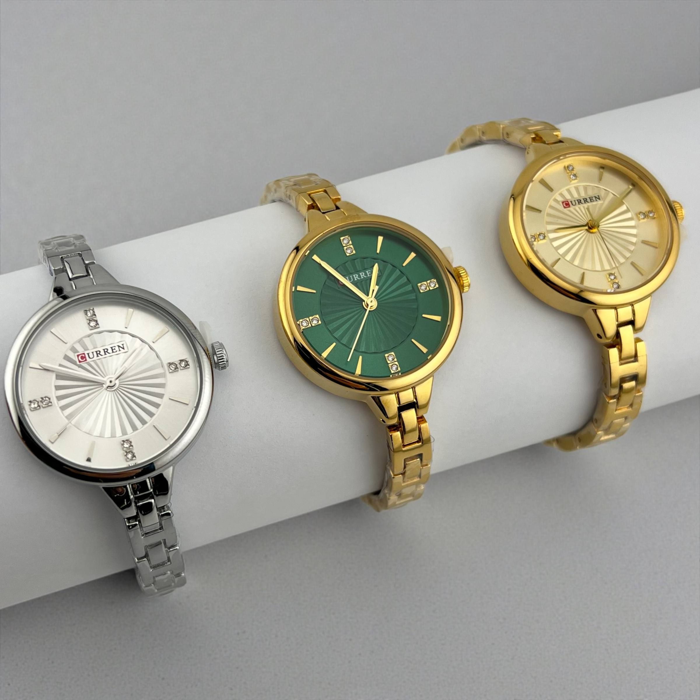 Curren Radiant Sunburst Watch – Elegant & Feminine
