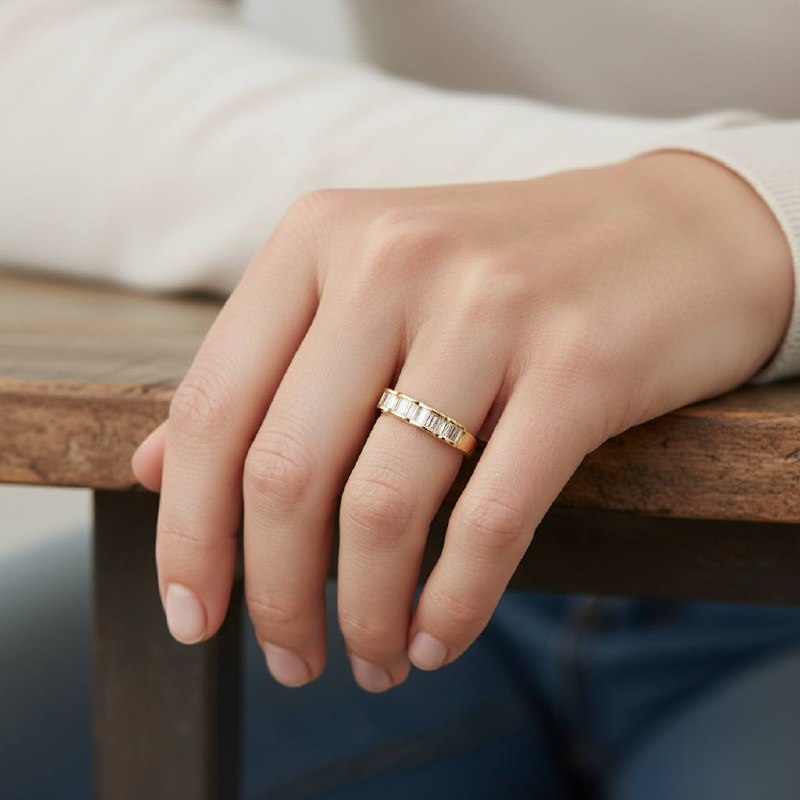 Crystal Crown Band – Gold