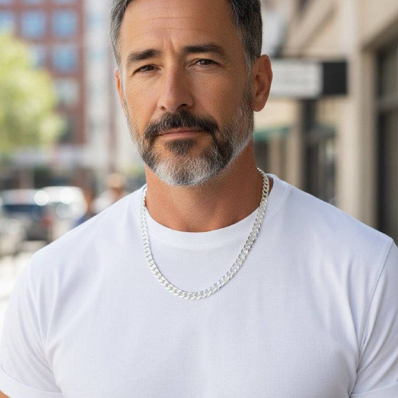 Silver 925 Bold Curb Chain