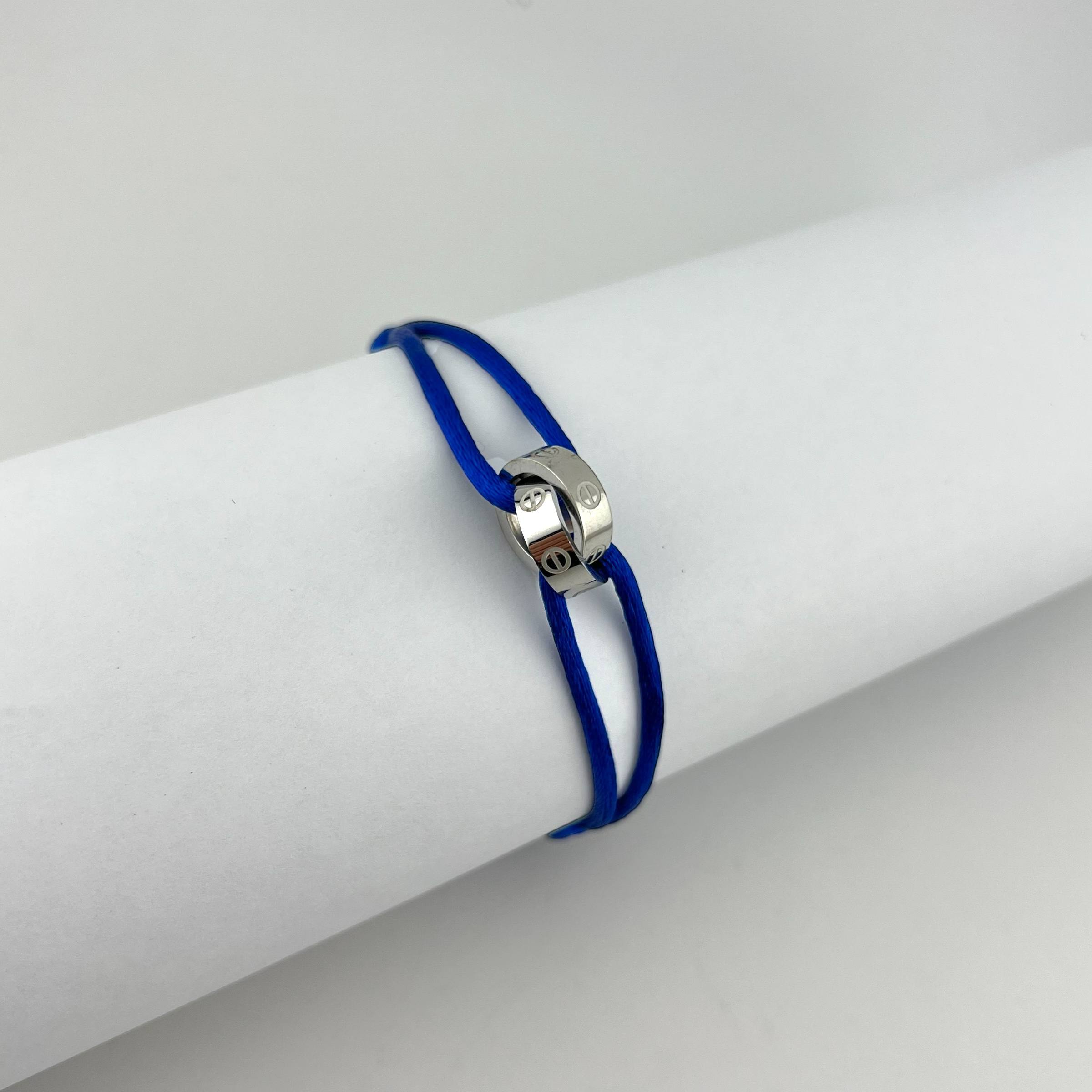love cartier silver color Cord Bracelet – Adjustable Unisex Design ✨