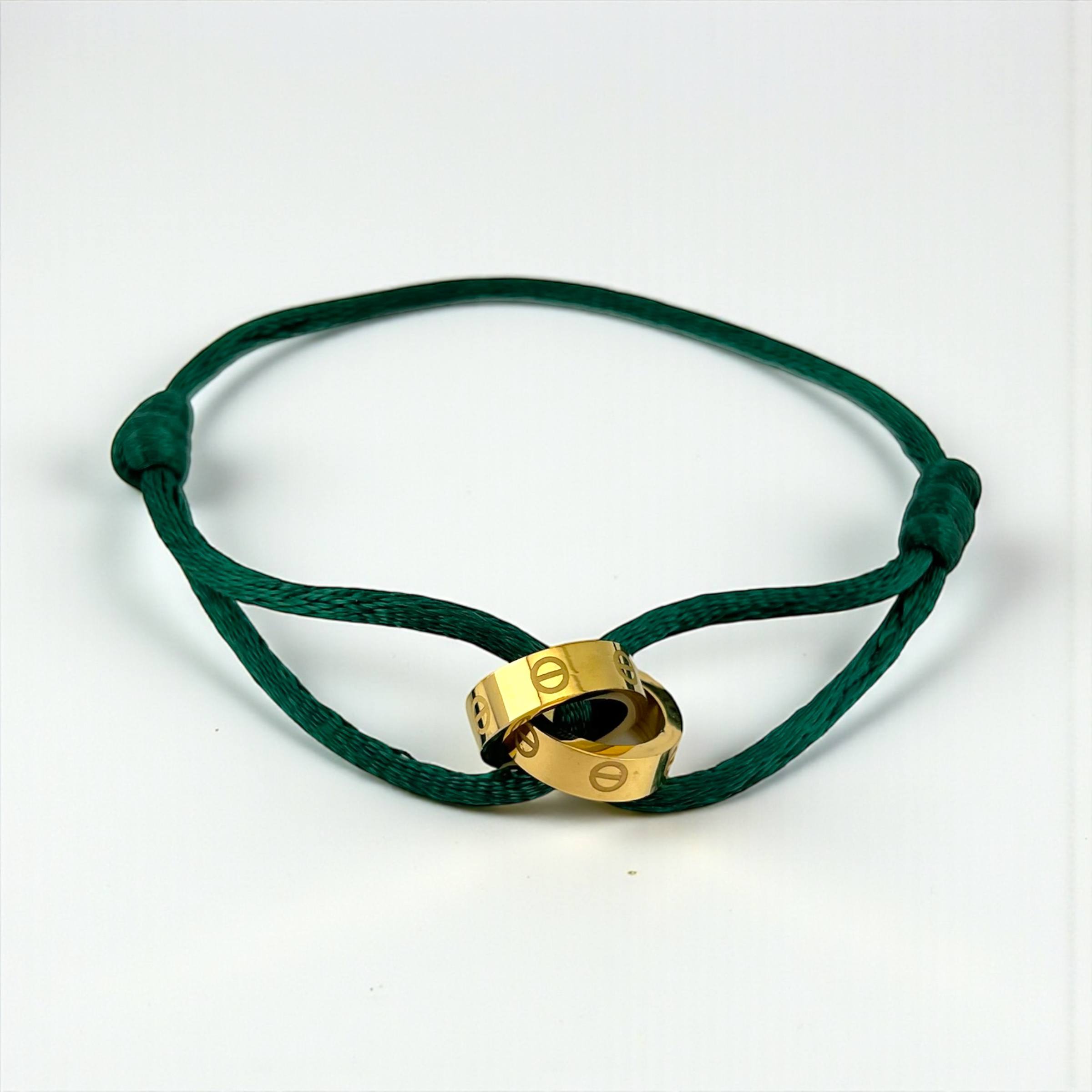 love cartier golden color cord Bracelet – Adjustable Unisex Design ✨