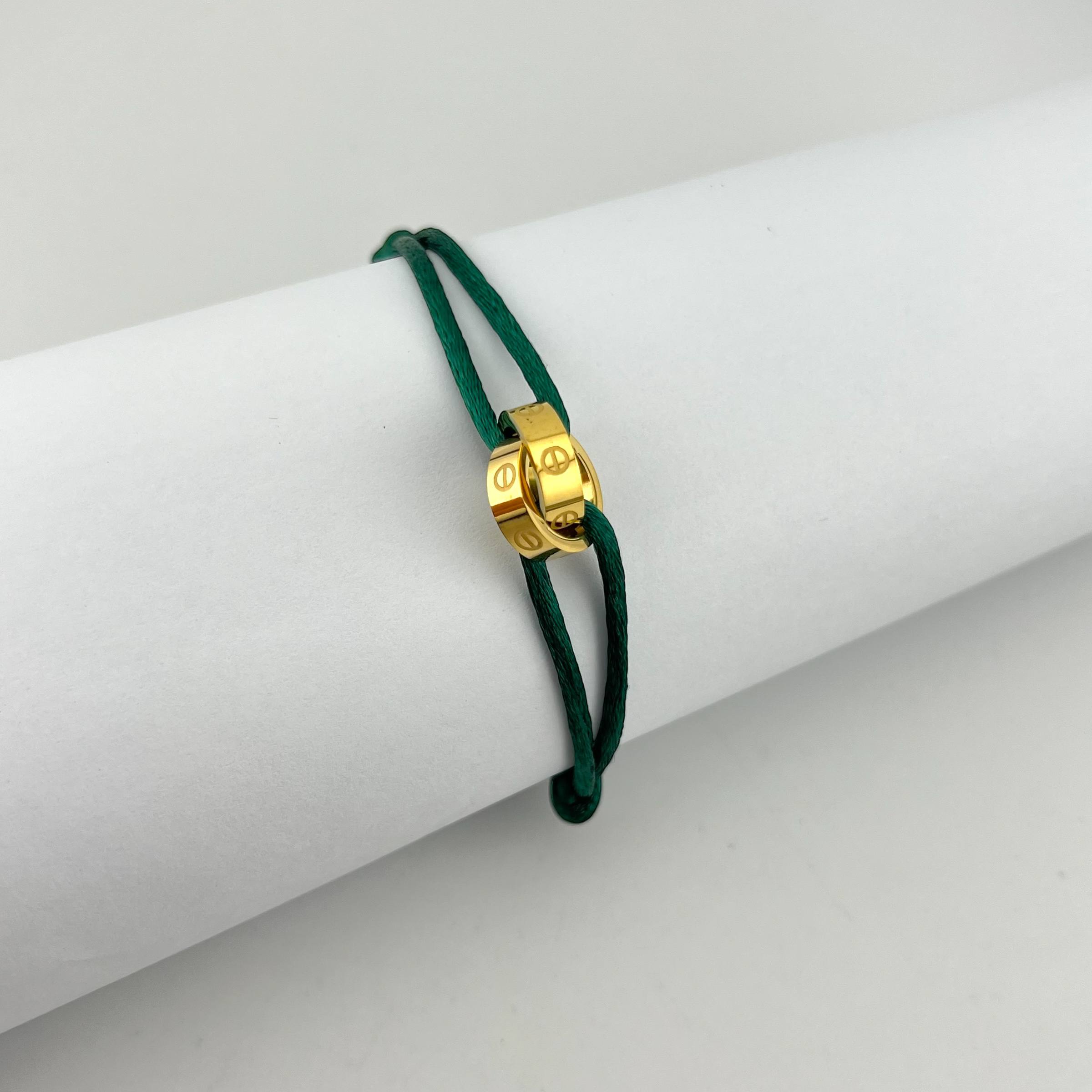 love cartier golden color cord Bracelet – Adjustable Unisex Design ✨