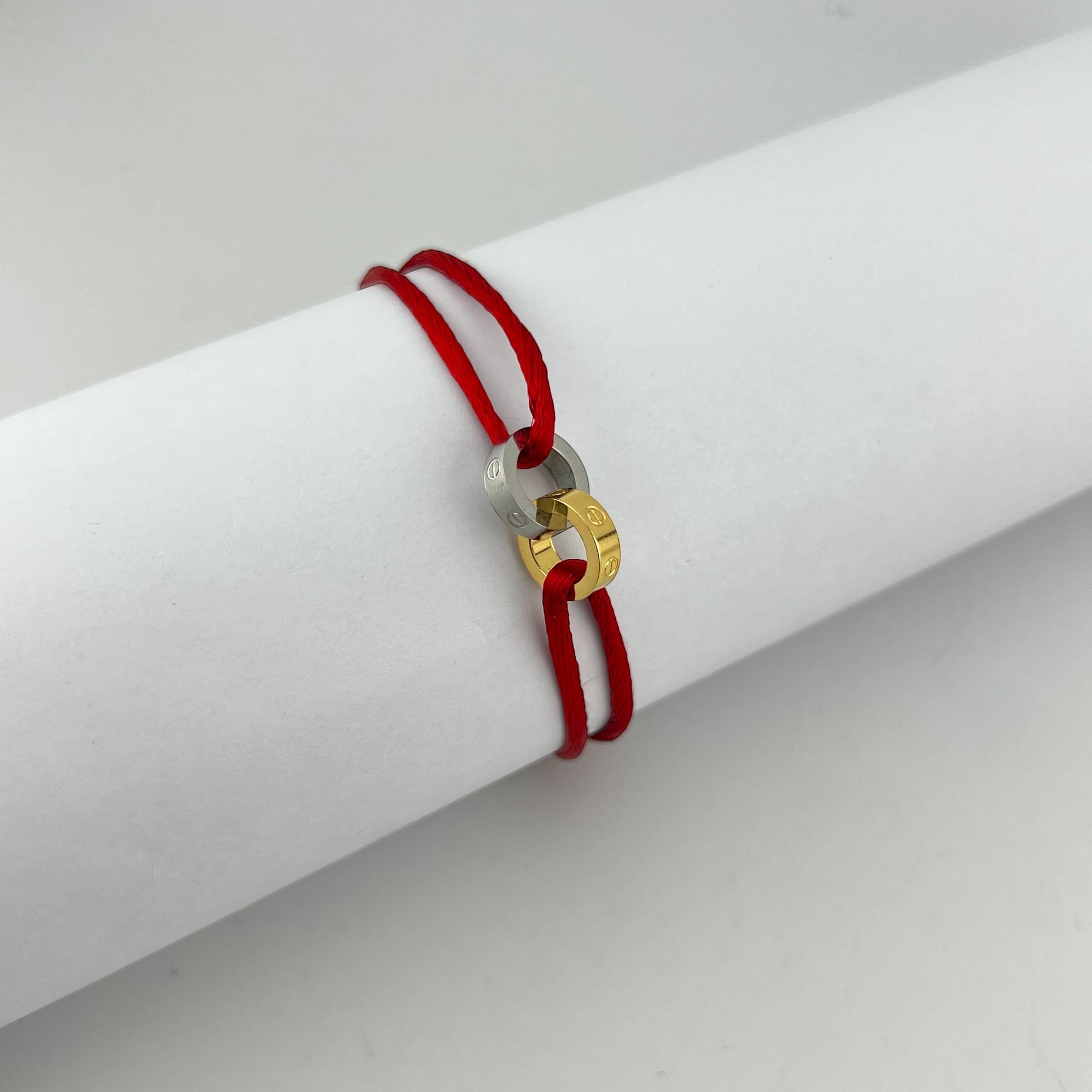 love cartier dual color Cord Bracelet – Adjustable Unisex Design ✨