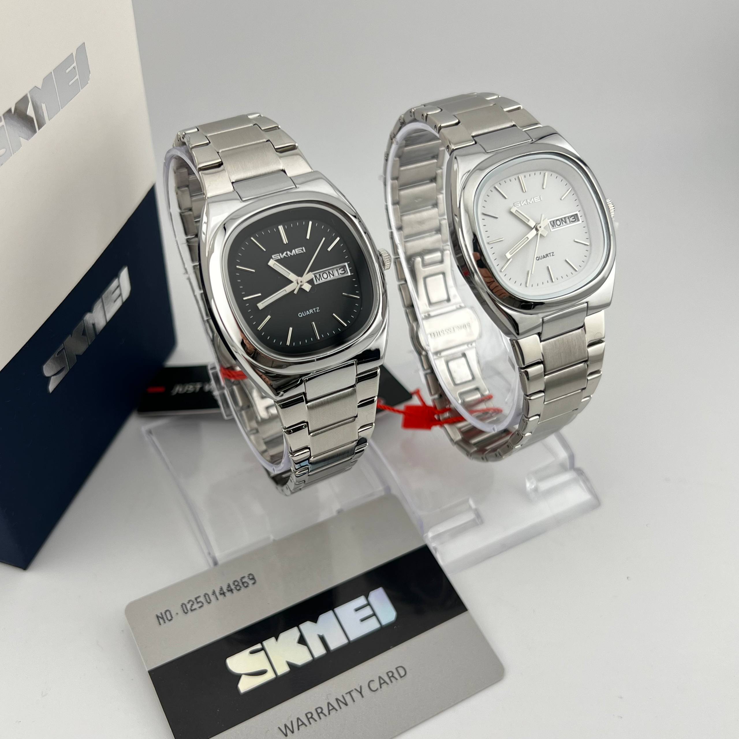 ⌚ Classic Stainless Steel Watch by SKMEI – Timeless & Reliable