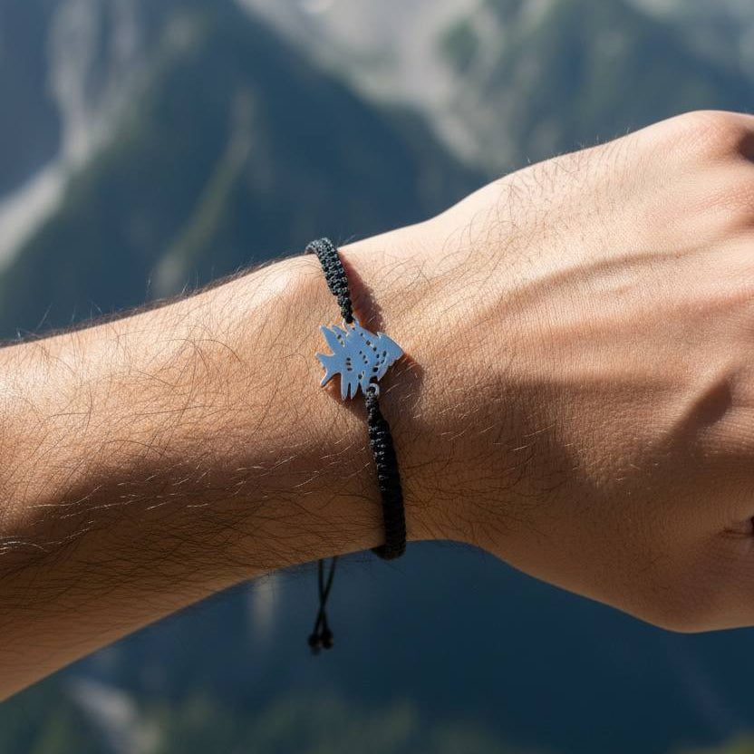 Arz chambala Cedar Tree Adjustable Cord Bracelet – Symbolic & Minimal ✨
