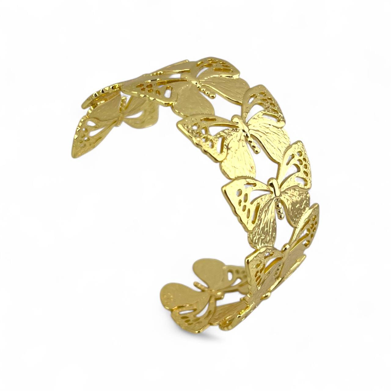 Butterfly Bloom” Gold Arm Cuff ✨