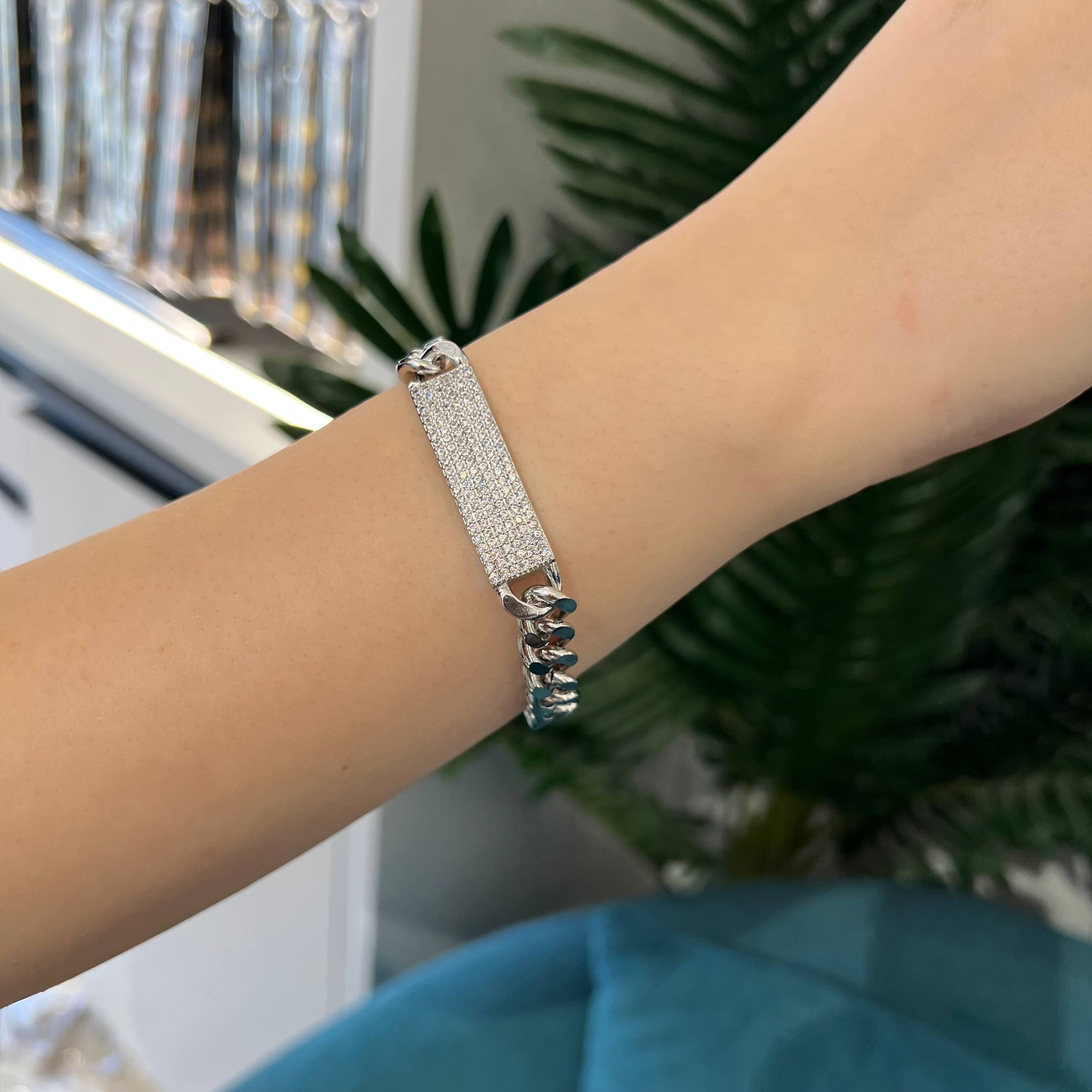 Strip Cuban Shine” Bracelet