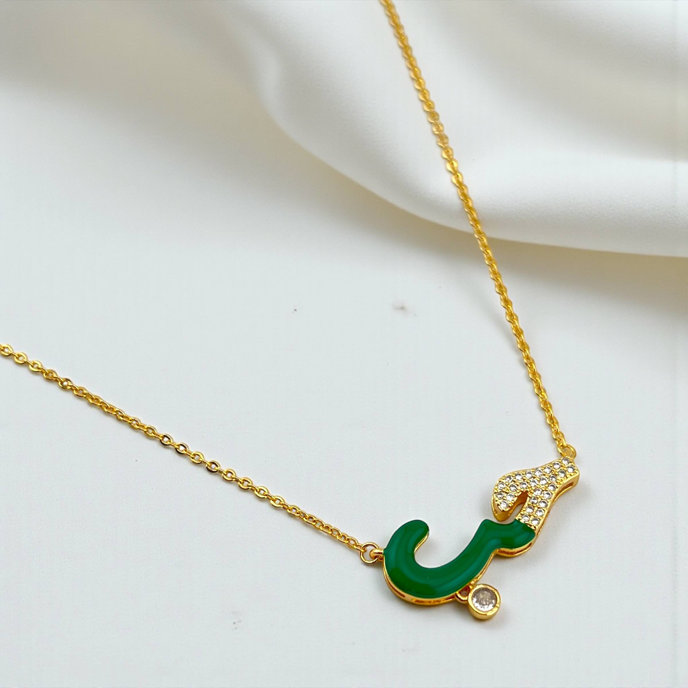 Hob “Love” Enamel & Crystal Necklace 🤍✨