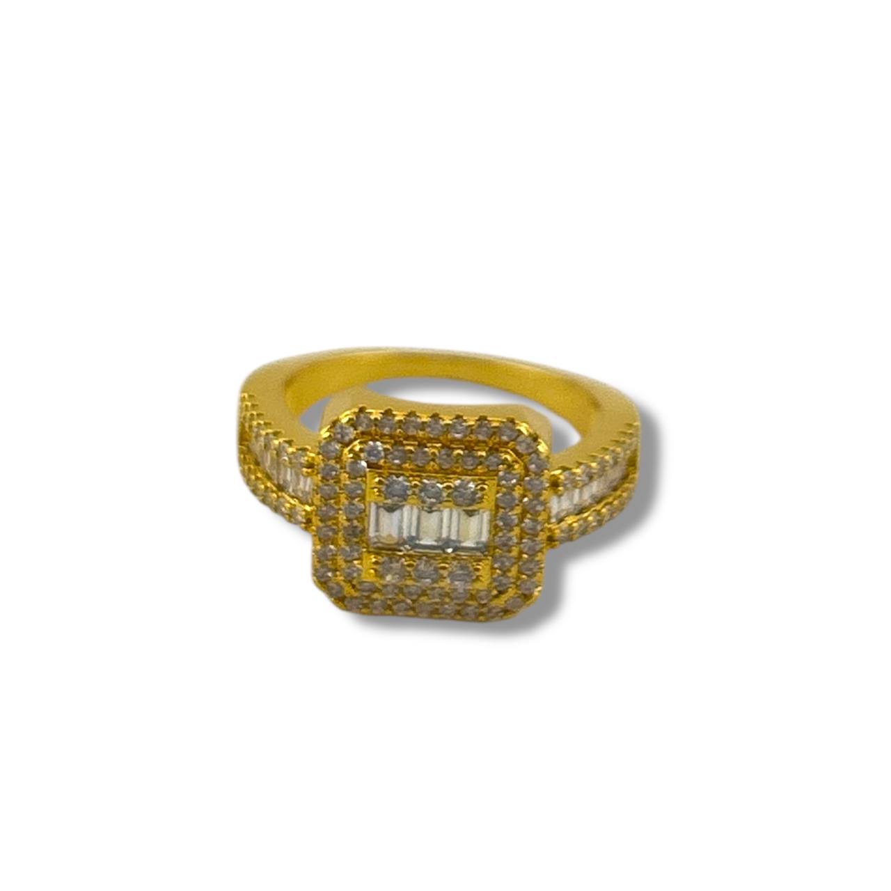 Diamond Prism Ring – Gold