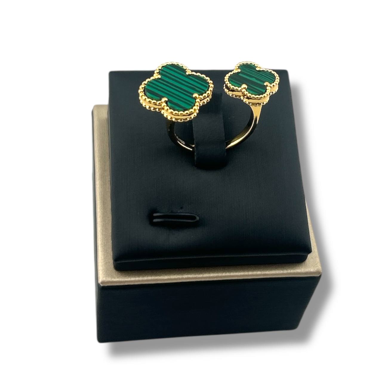 Blossom Luxe Duo Ring β Gold Plated