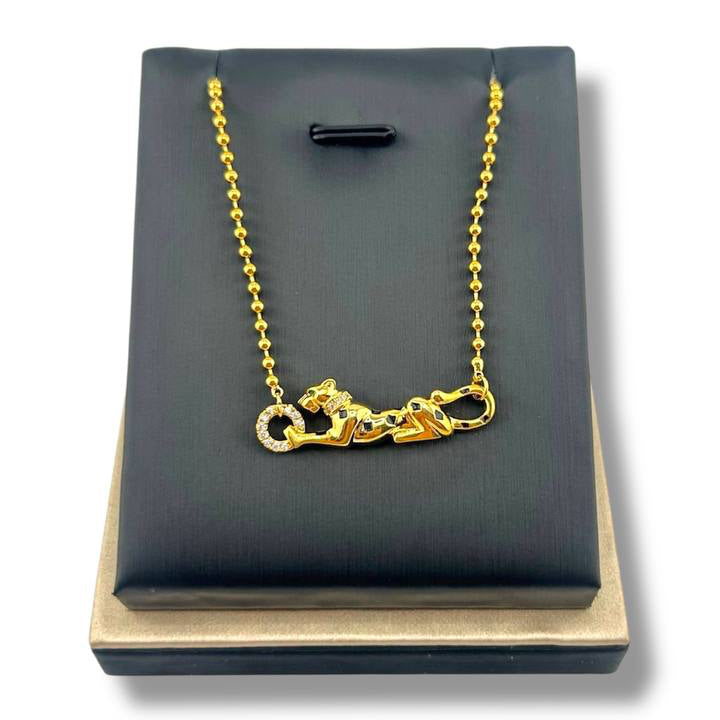 Golden Panther – Fierce Elegance Necklace