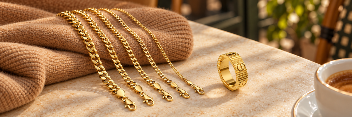 Poshewix Valentine Collection ♥️ collection styled on a warm café table with camel knit