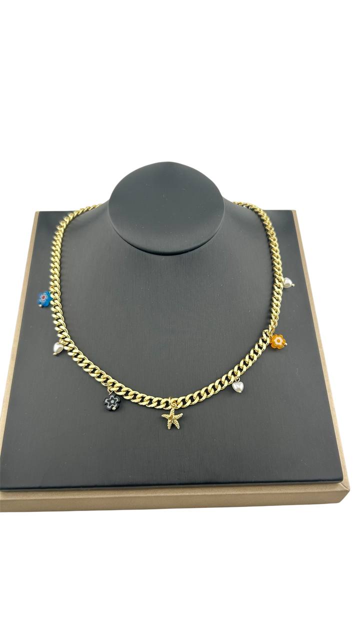 Charm Bloom Necklace – Colorful Edition