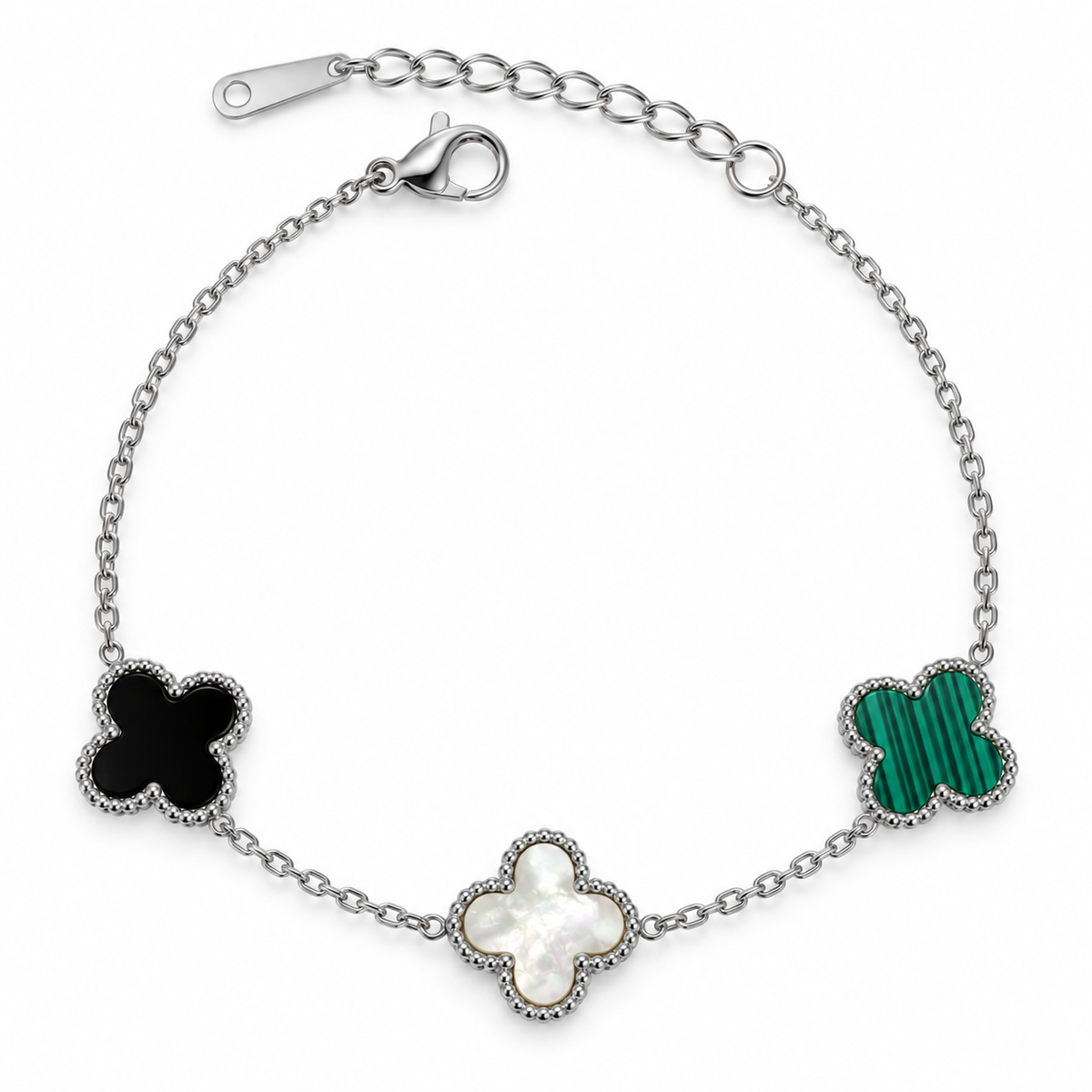 Tricolor Clover Bracelet