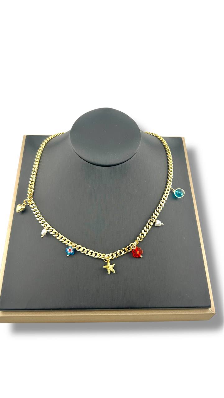 Charm Bloom Necklace – Colorful Edition