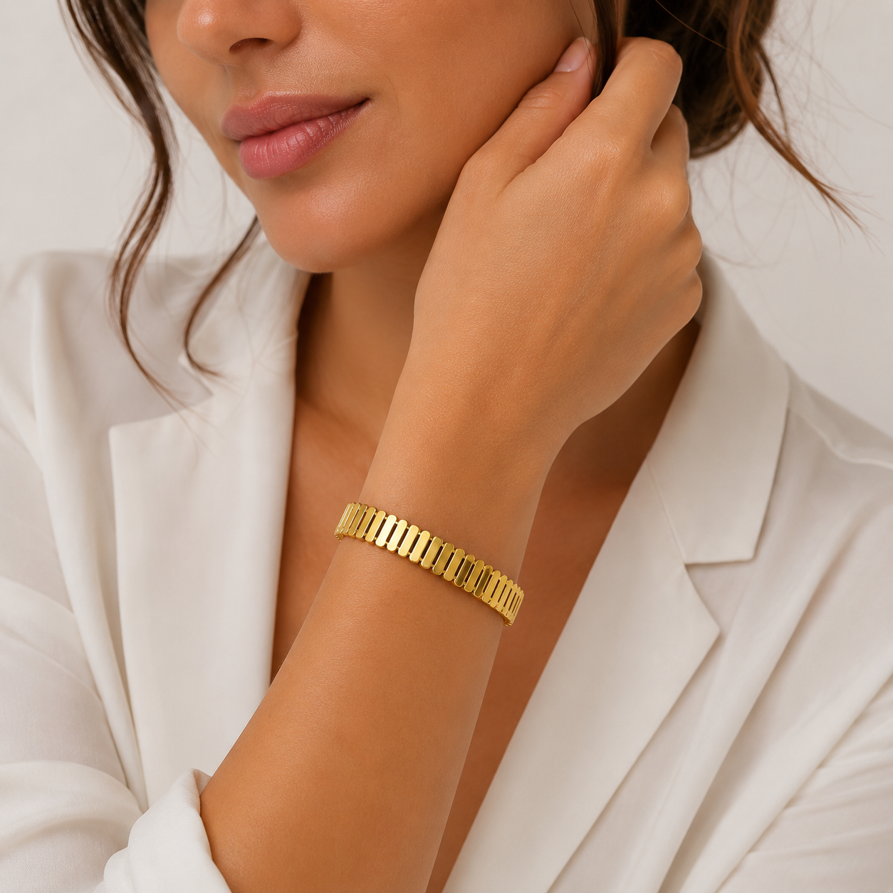 Golden Harmony Bangle
