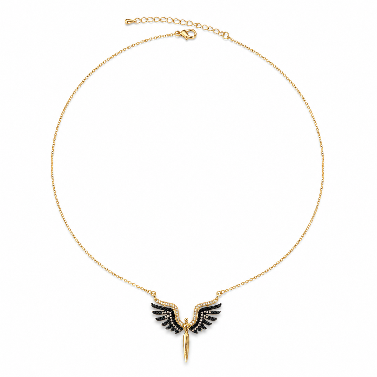 “Phoenix bird”Winged Pendant Necklace