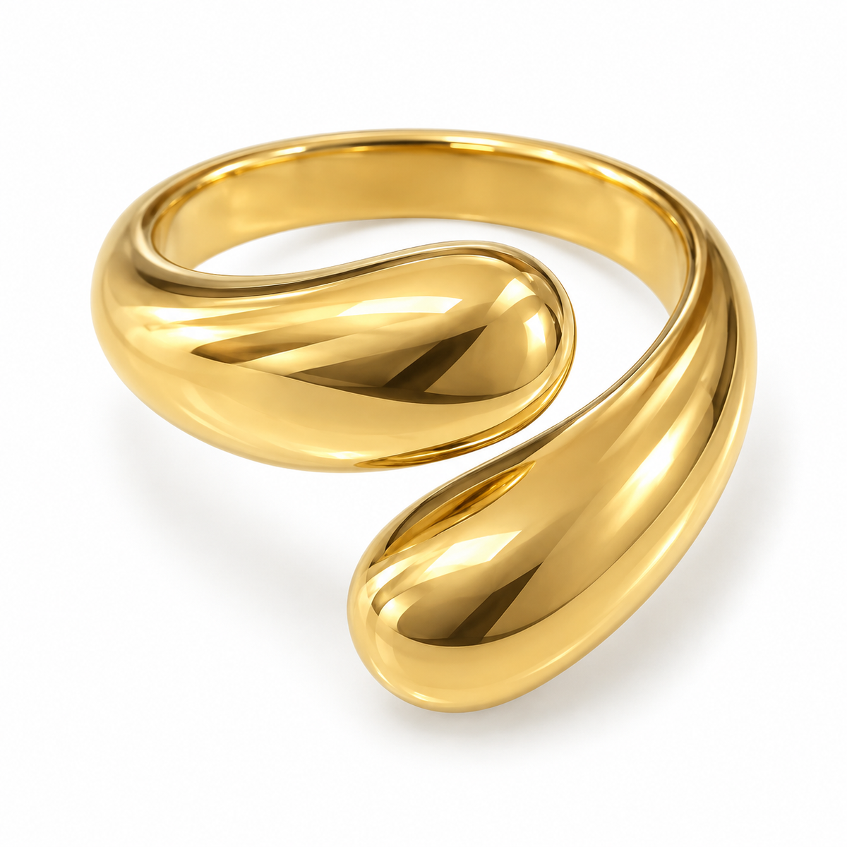 thick Molten Drop Ring – Gold