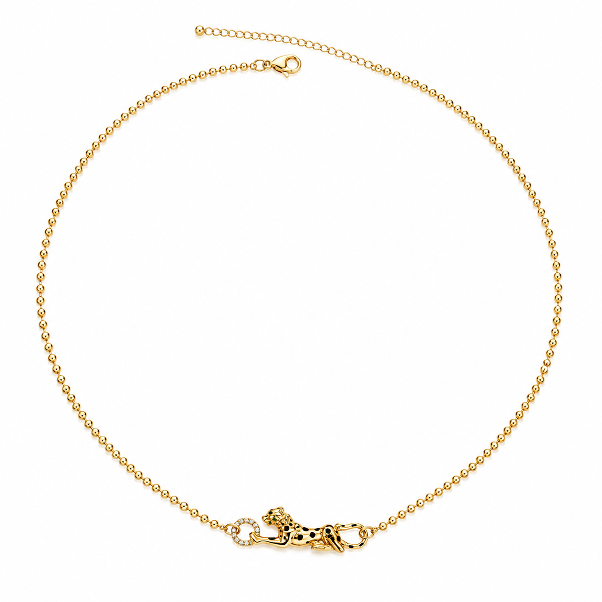 Golden Panther – Fierce Elegance Necklace