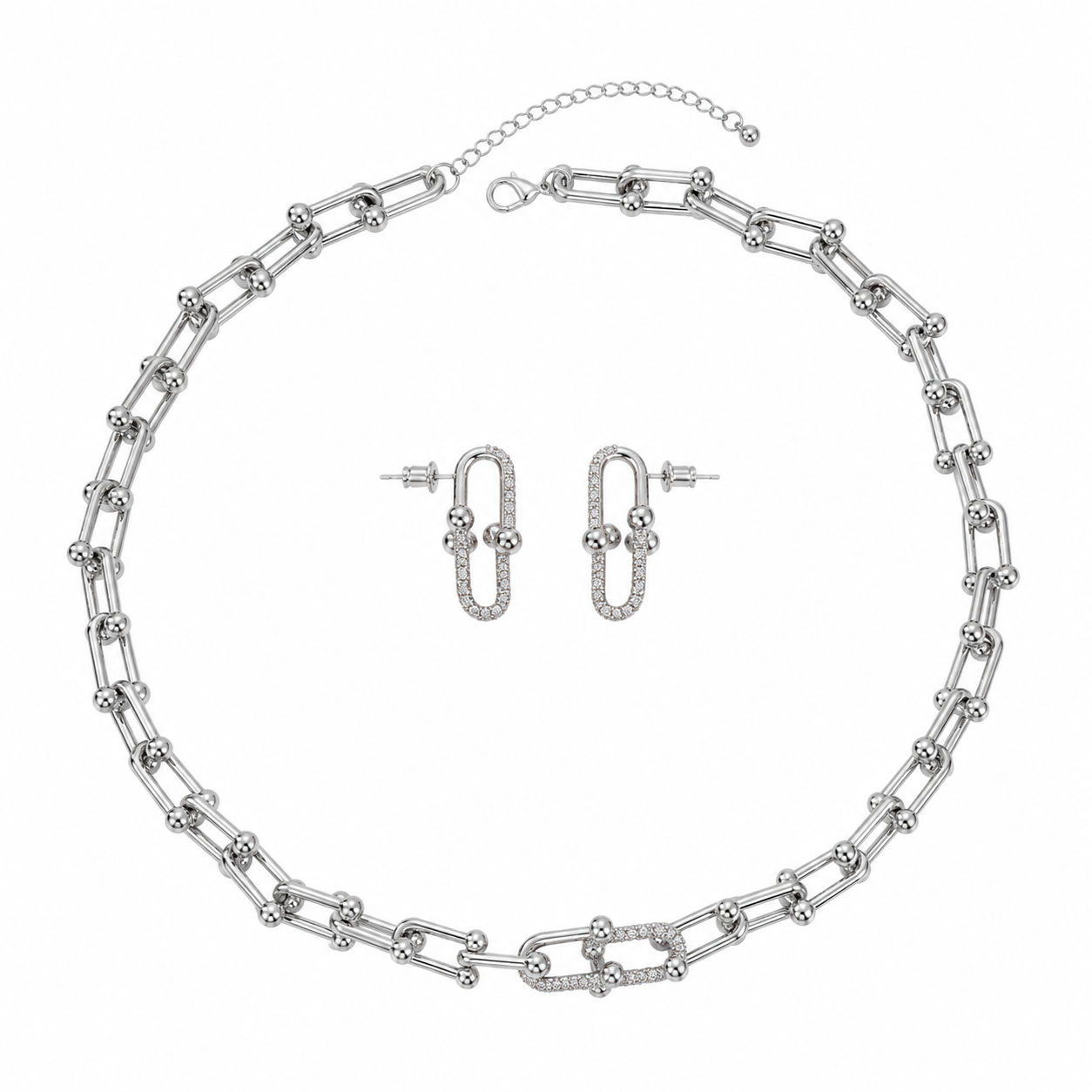 tiffany Silver Linked Elegance Set