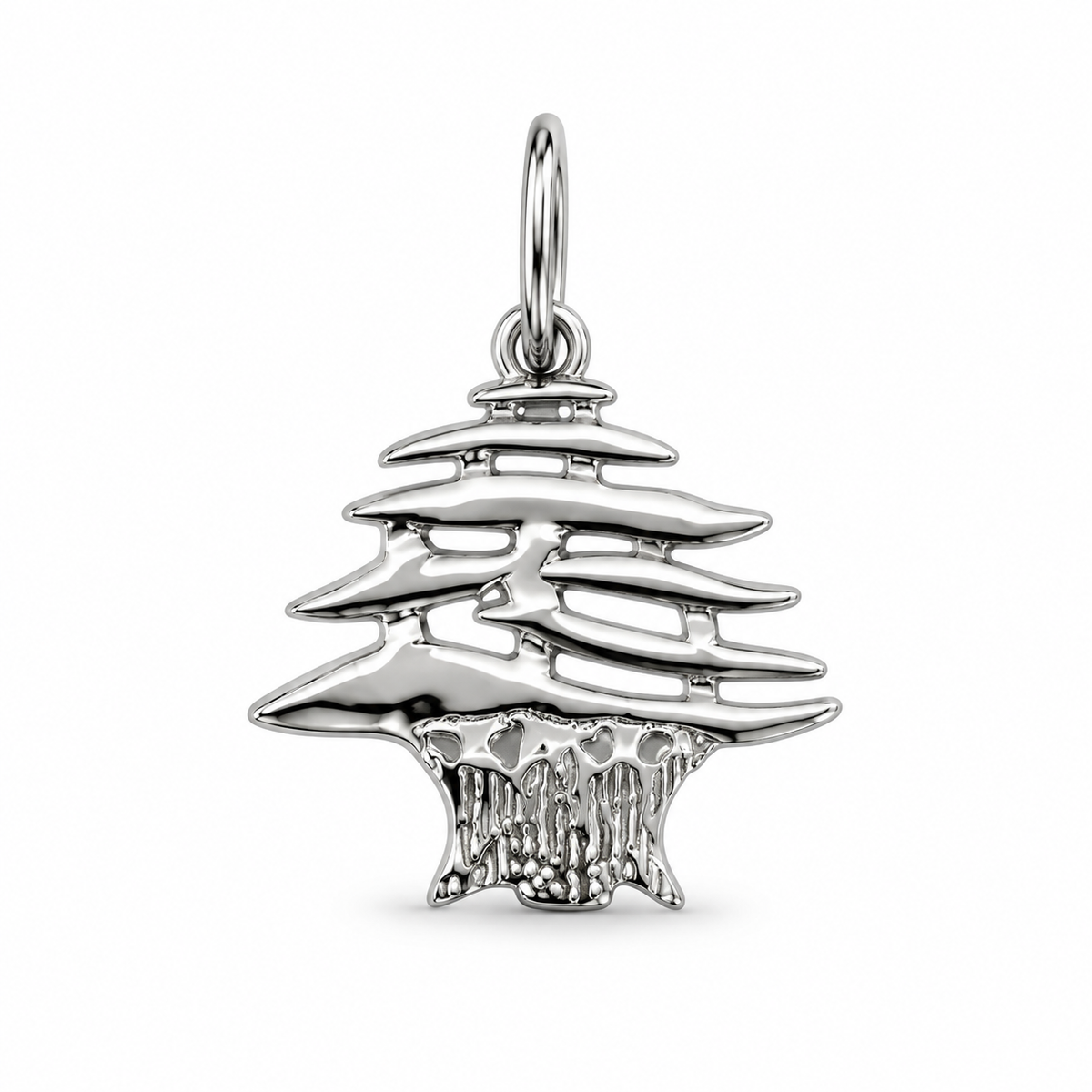Silver 925 Cedar of Lebanon Pendant