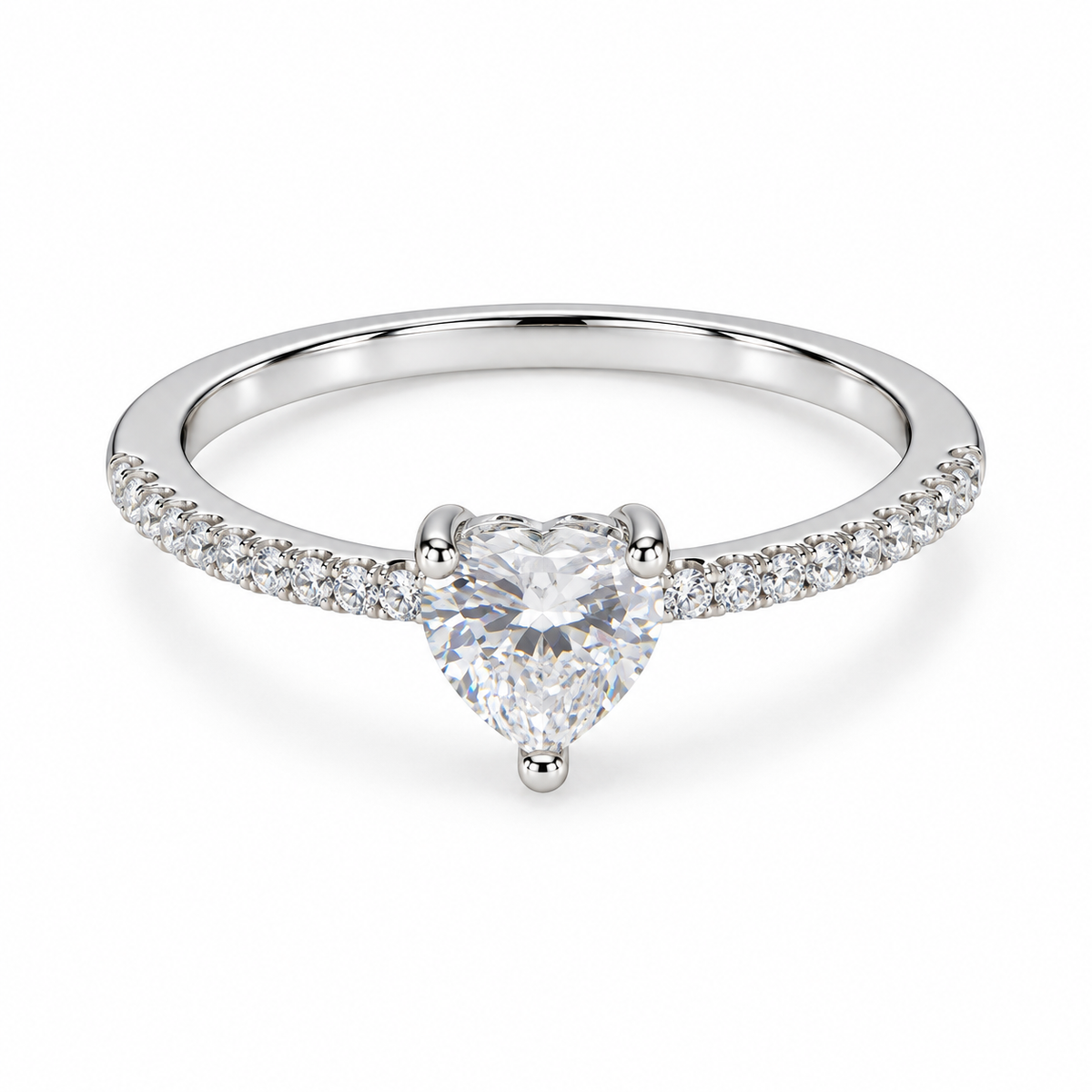 Small Golden Solitaire Ring