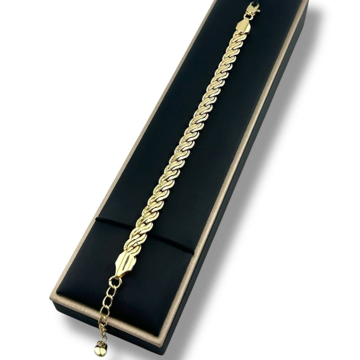 Bold Rope Chain Bracelet – Gold Plated