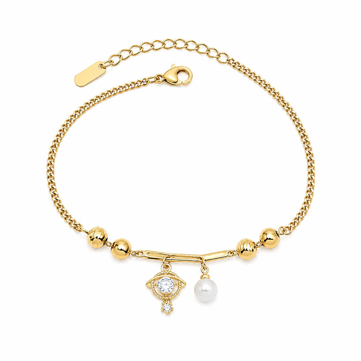 Orbit Pearl Bracelet