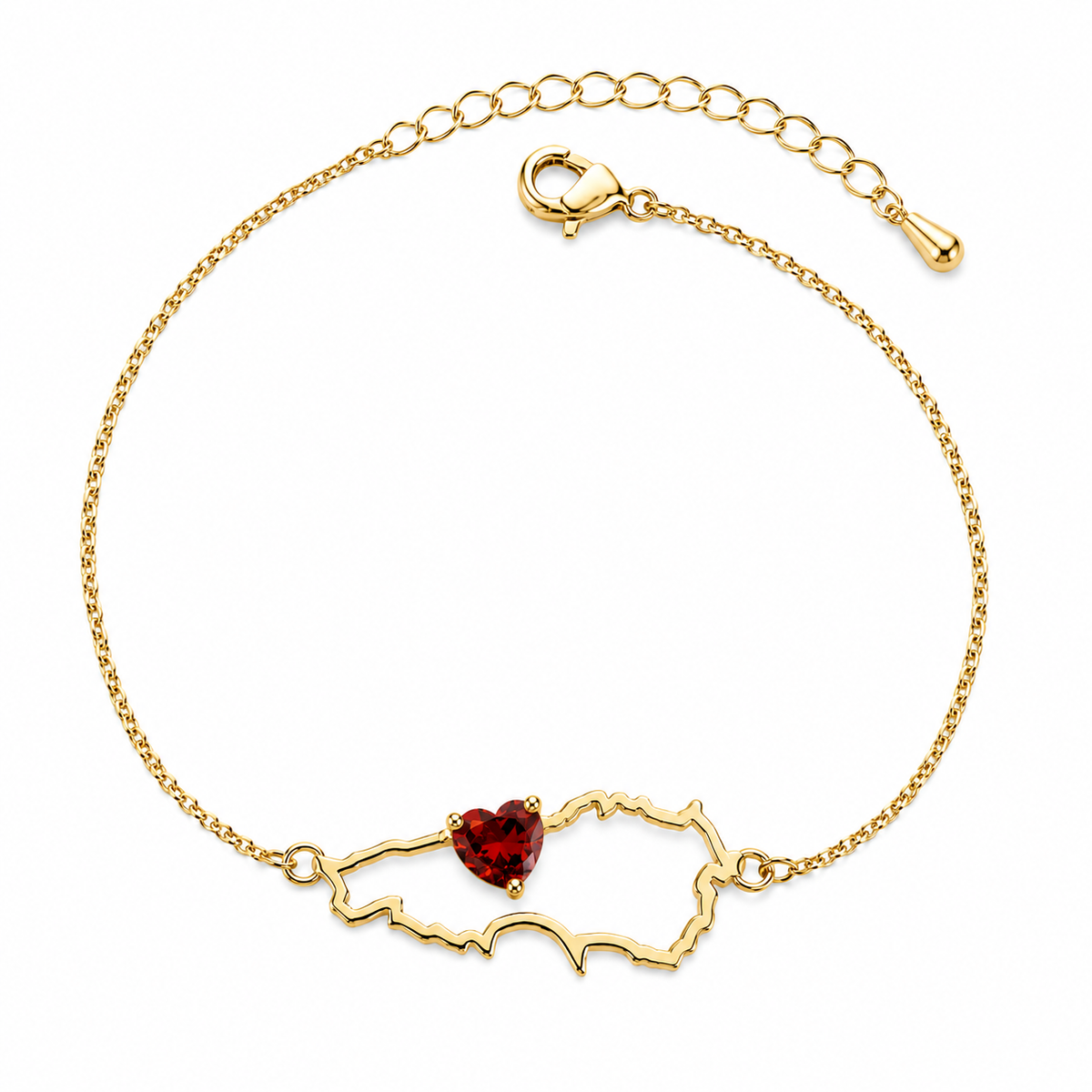Lebanon map Love Bracelet
