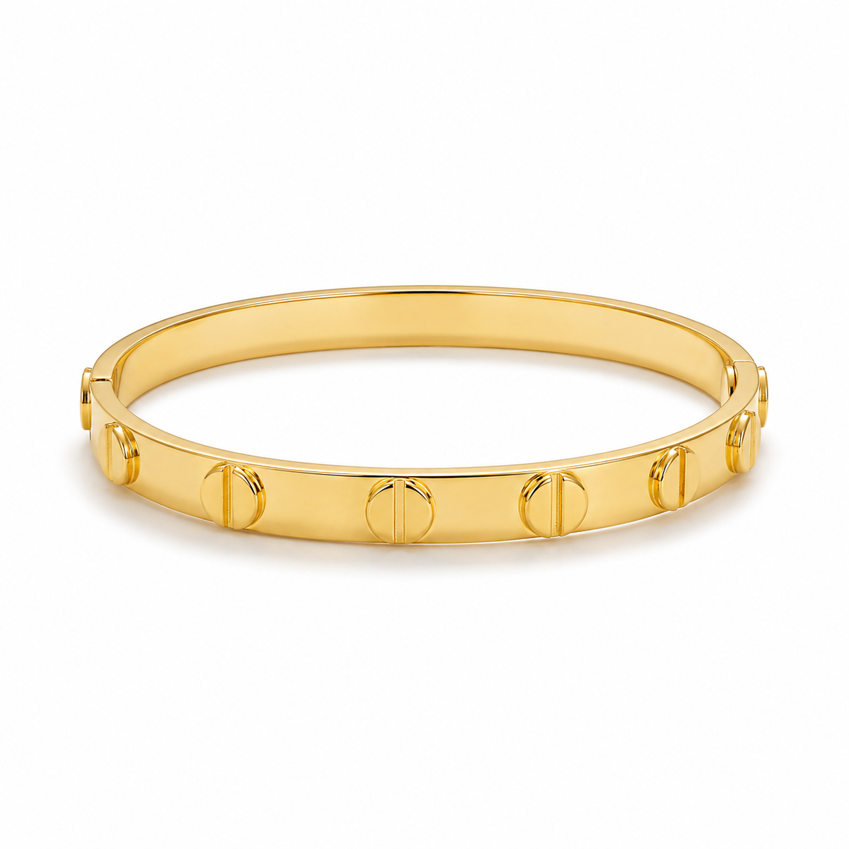 Screw Motif Bangle | Poshewix