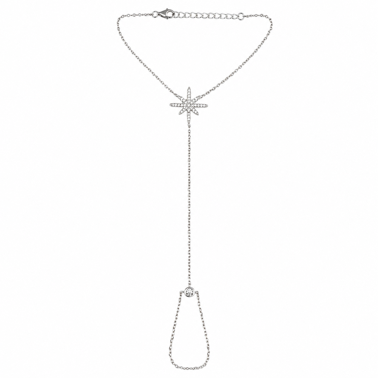 Silver 925 Starlight Hand Chain