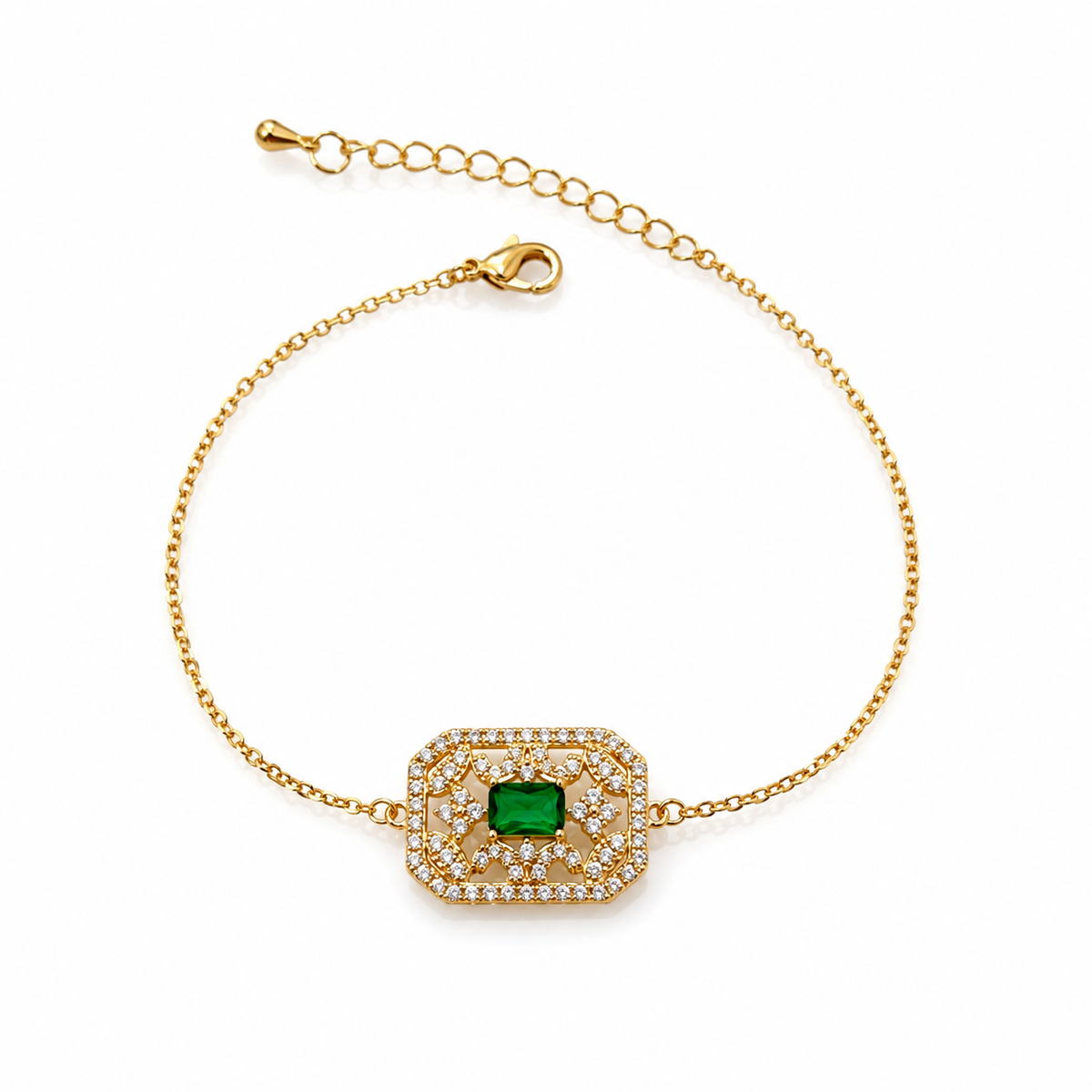 Regal Radiance Gold Bracelet