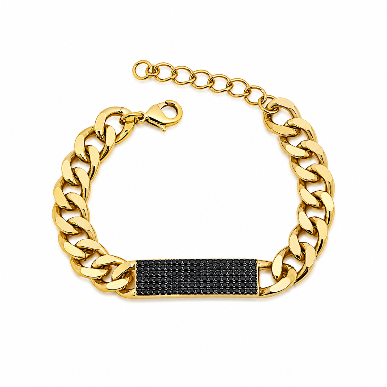 Strip Cuban Shine” Bracelet