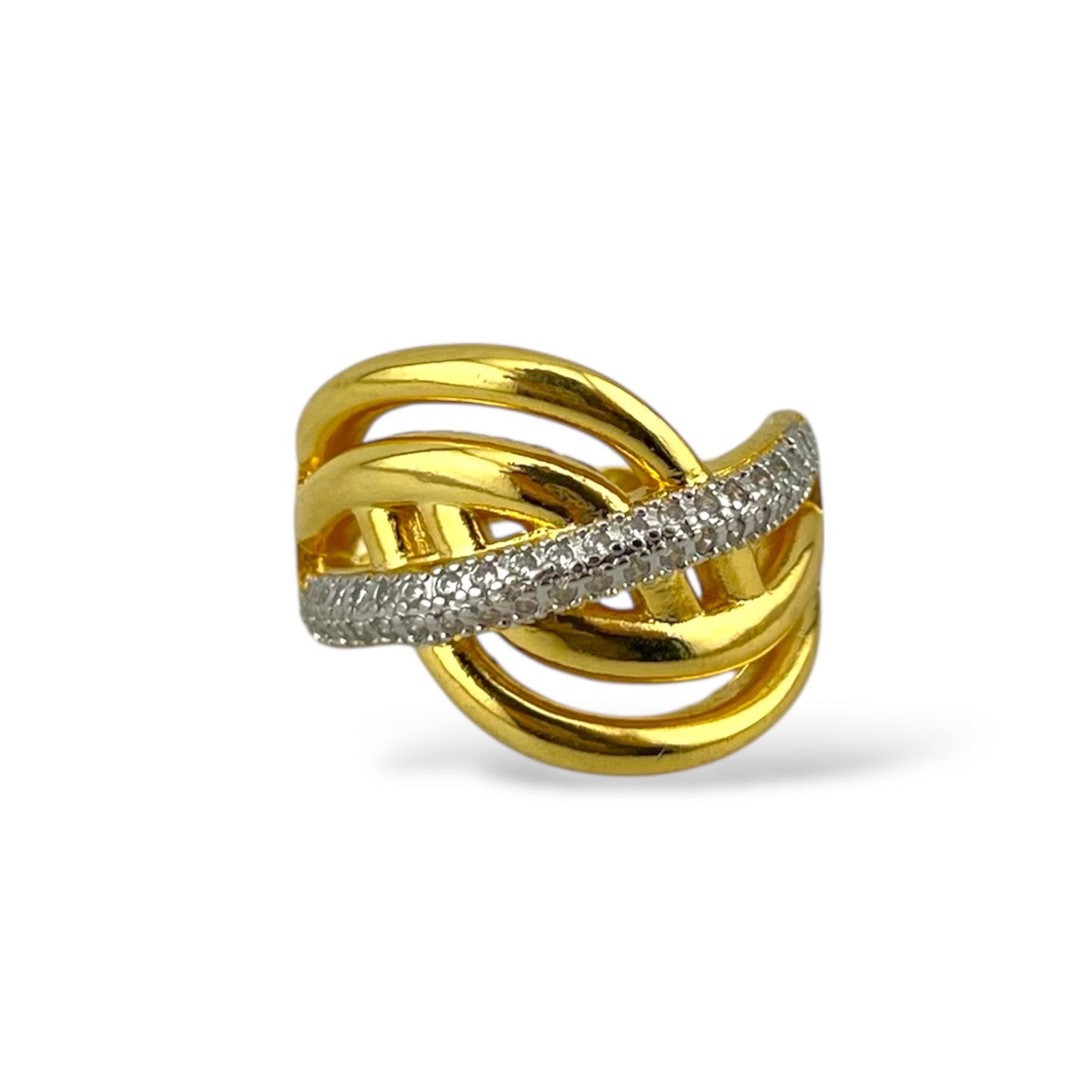 ✨ Intertwined Glow Ring