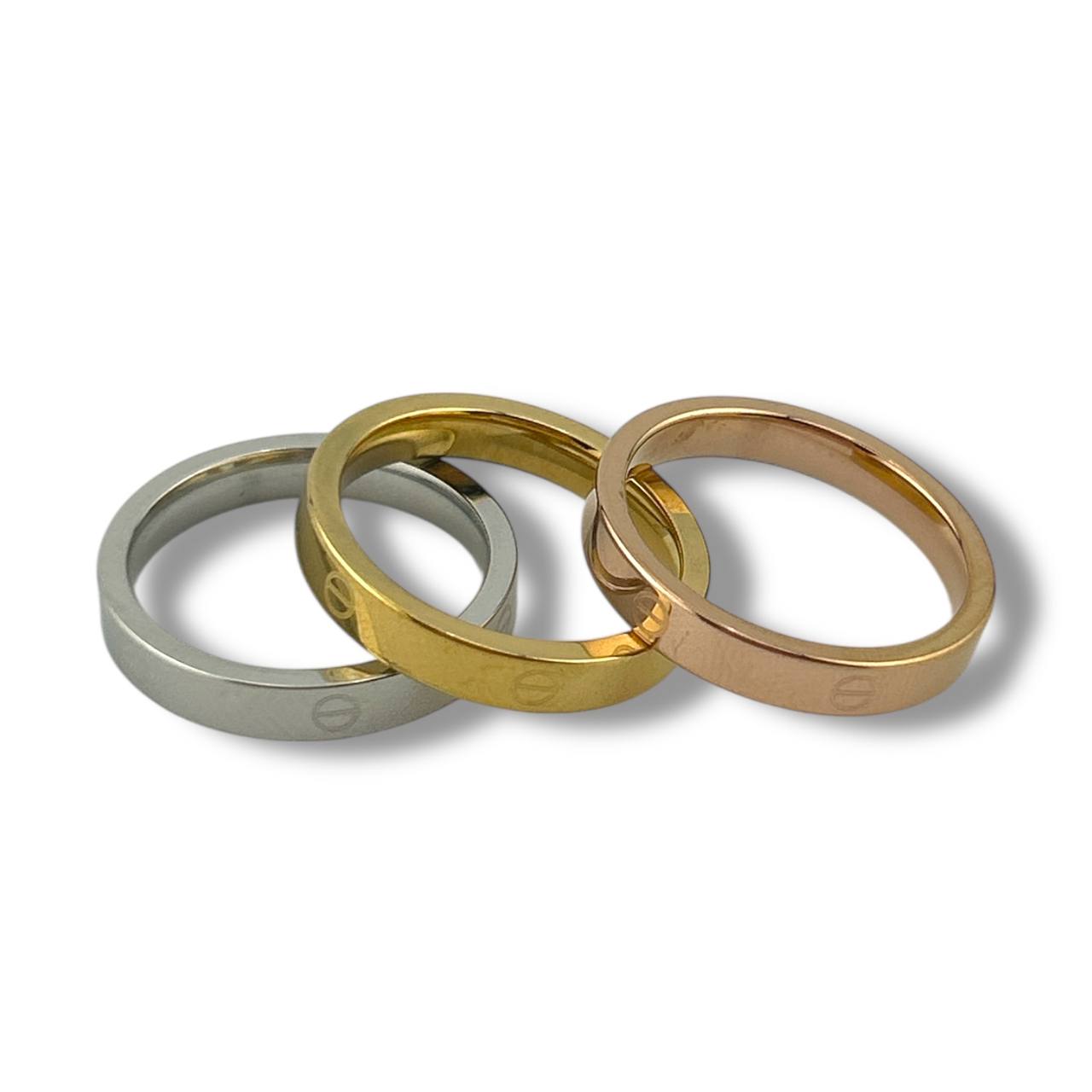 ✨ Seda Cartier Love Band – Trio Edition (Gold, Silver, Rose)