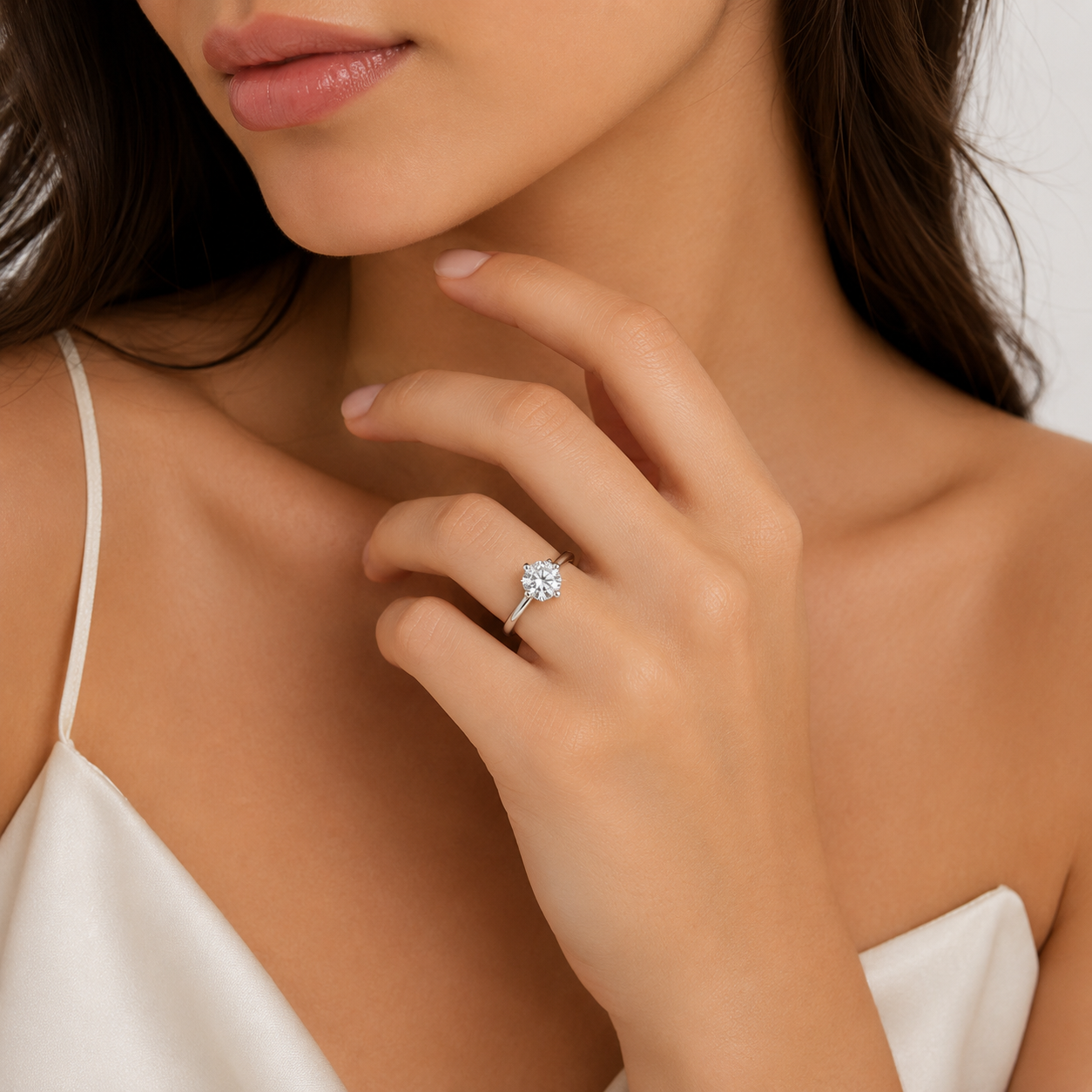 Silver 925 Pure Grace Ring – Silver Solitaire Brilliance