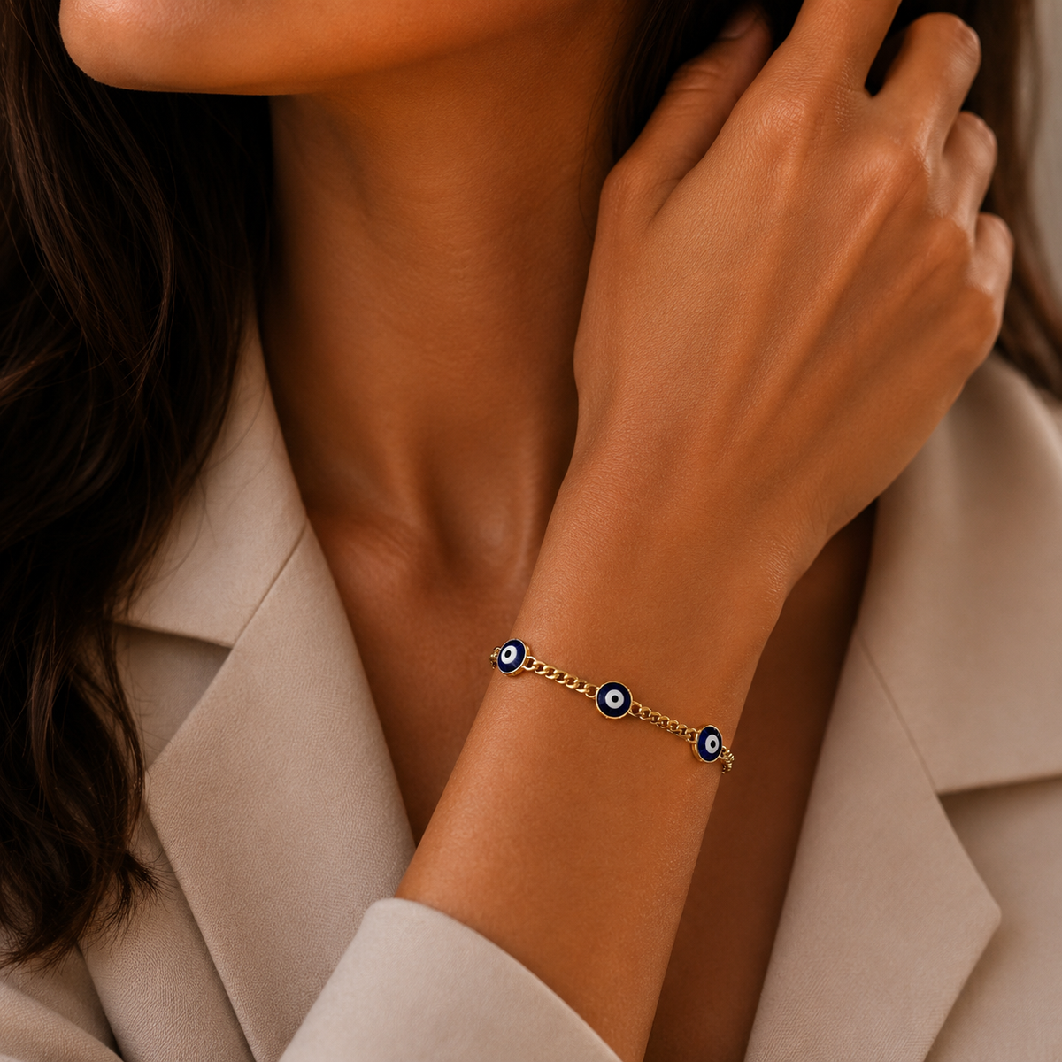 Evil Eye Chain Bracelet