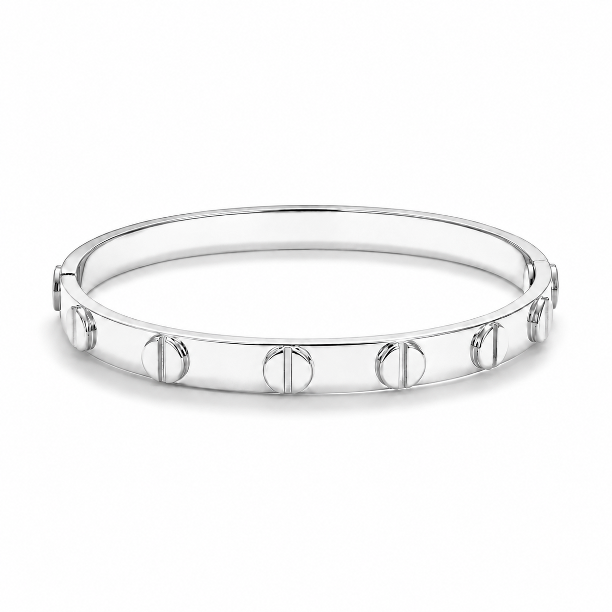 Screw Motif Bangle | Poshewix – view 5