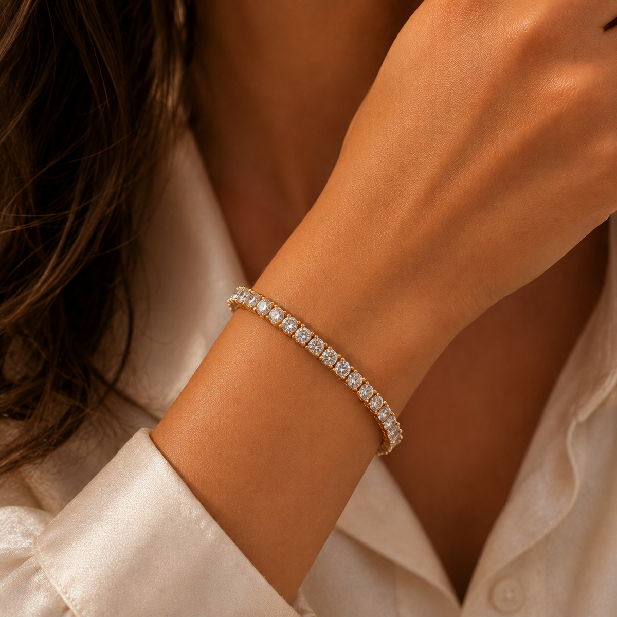 VIP Rose Gold Tennis Bracelet