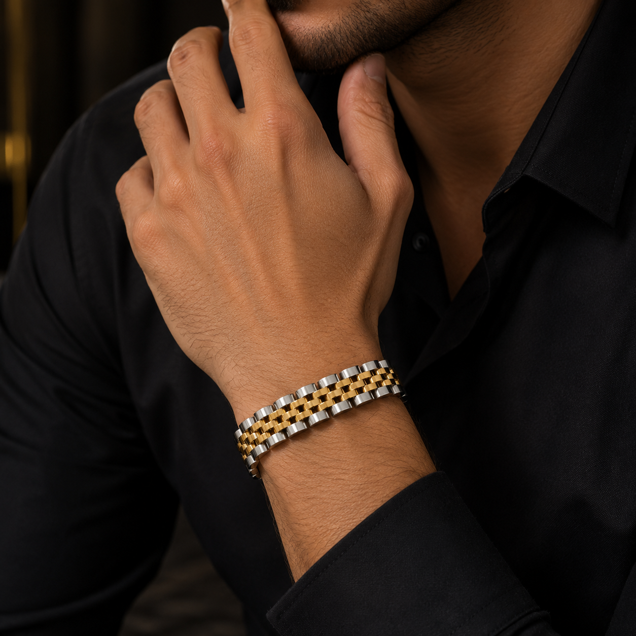 Rolex-Inspired Link Bracelet(12mm)