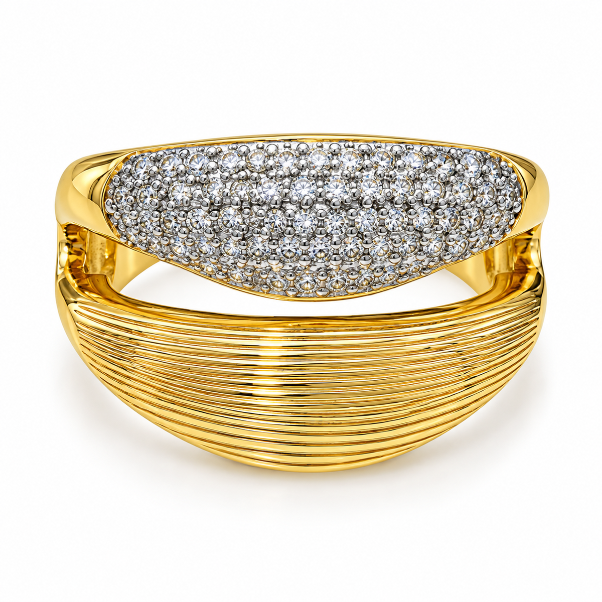 Dual Wave Brilliance Ring