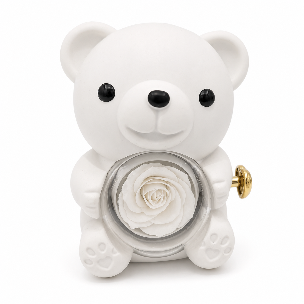 Rose Bear Jewelry Box