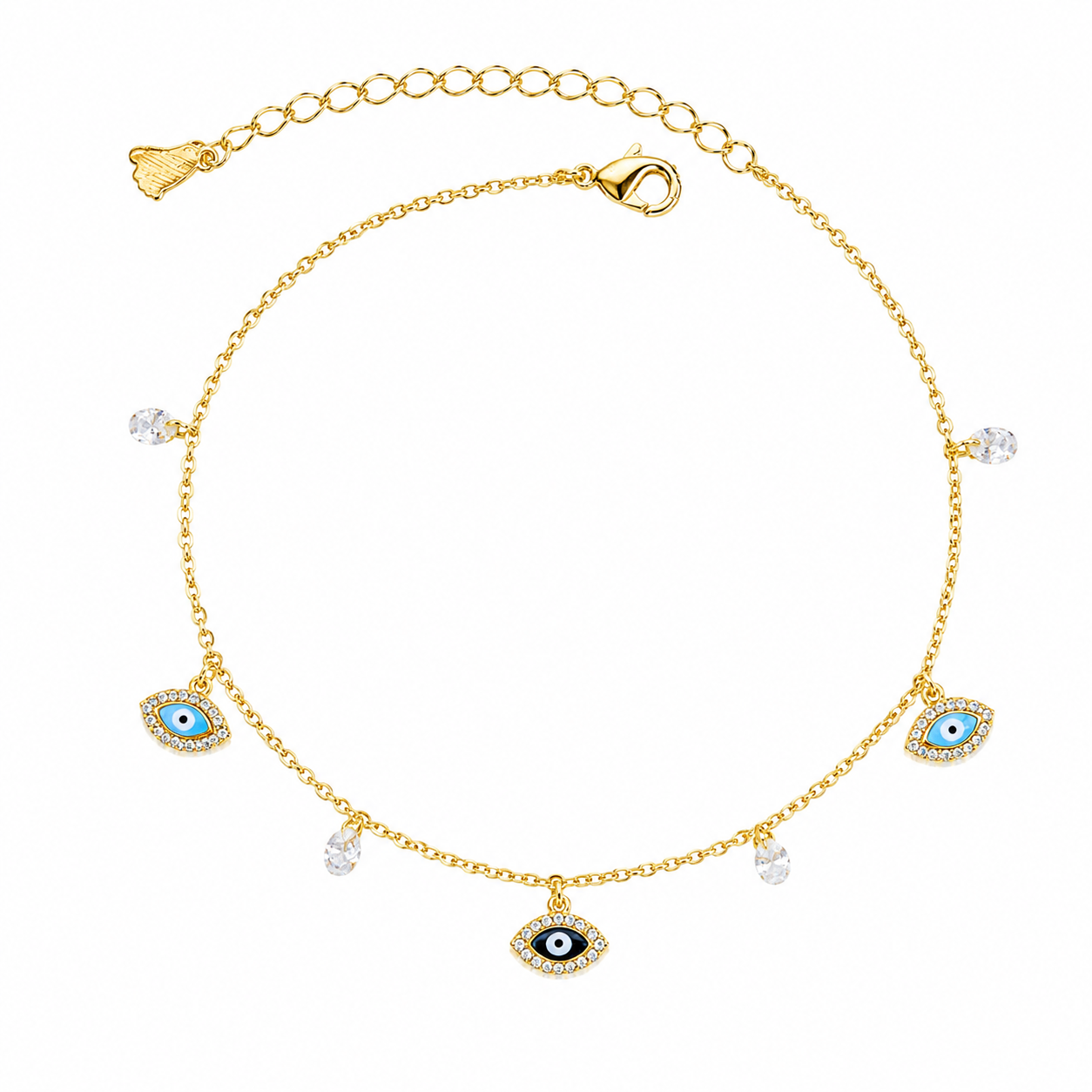 Evil Eye Charm Anklet