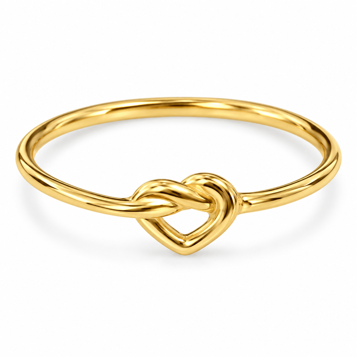 thin Promise Knot – Dainty Gold Ring