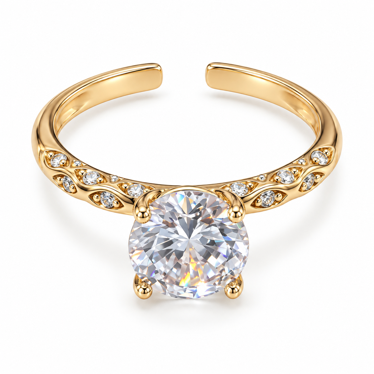 Radiance solitaire Sparkle Ring